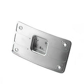 Custom Chrome Laydown Curved License Plate Bracket Fit For Harley Softail FLSTSC/Deluxe FLSTN